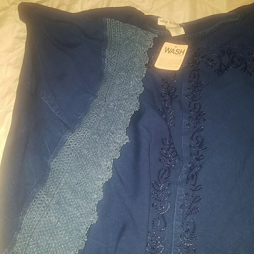 Blouse poncho